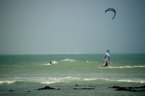 It's the place to go for windsurfing, bumped into some Ozzie surfers and it's in the top 10 worldwide...
